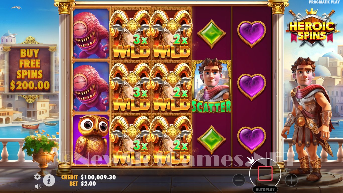 Heroic Spins Slot Slot Image in Demo - pic. 5