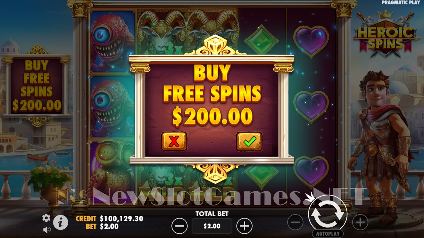 Heroic Spins Slot Slot Image in Demo - pic. 8