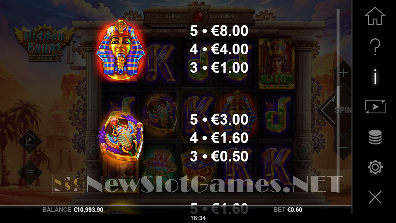 Hidden Egypt DOUBLEMAX Slot Slot Image in Demo - pic. 17
