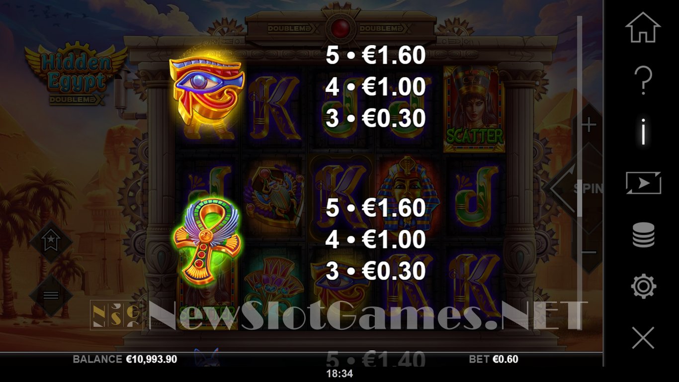 Hidden Egypt DOUBLEMAX Slot Slot Image in Demo - pic. 18
