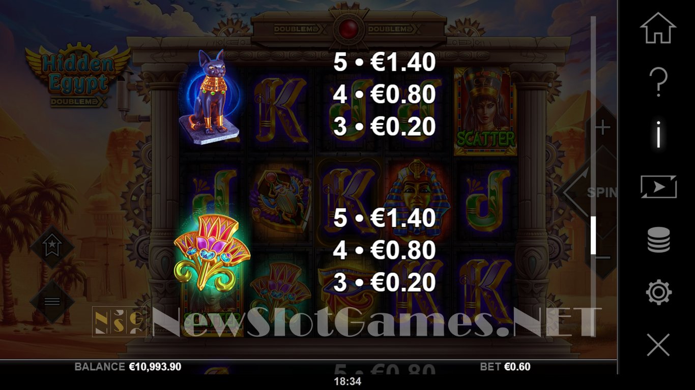 Hidden Egypt DOUBLEMAX Slot Slot Image in Demo - pic. 19