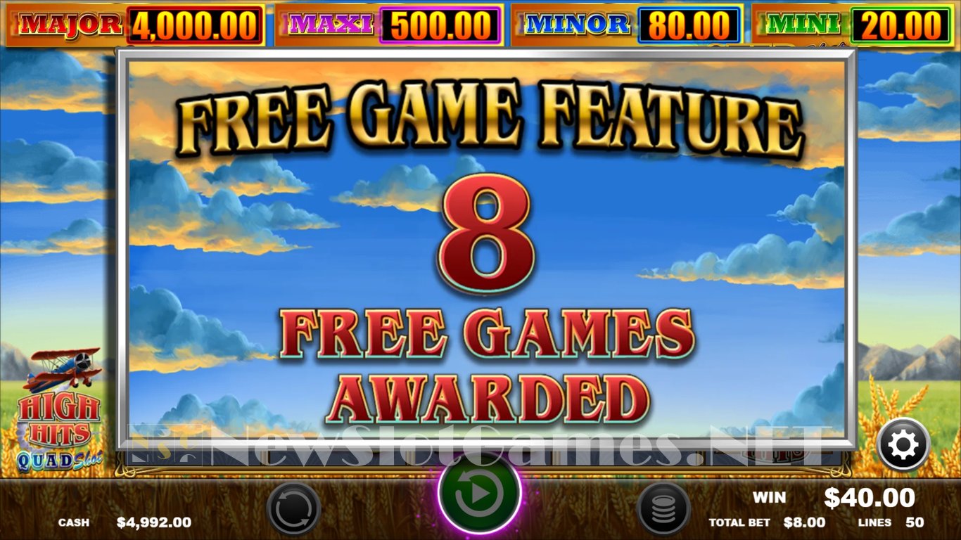 High Hits Quad Shot Slot Demo Image