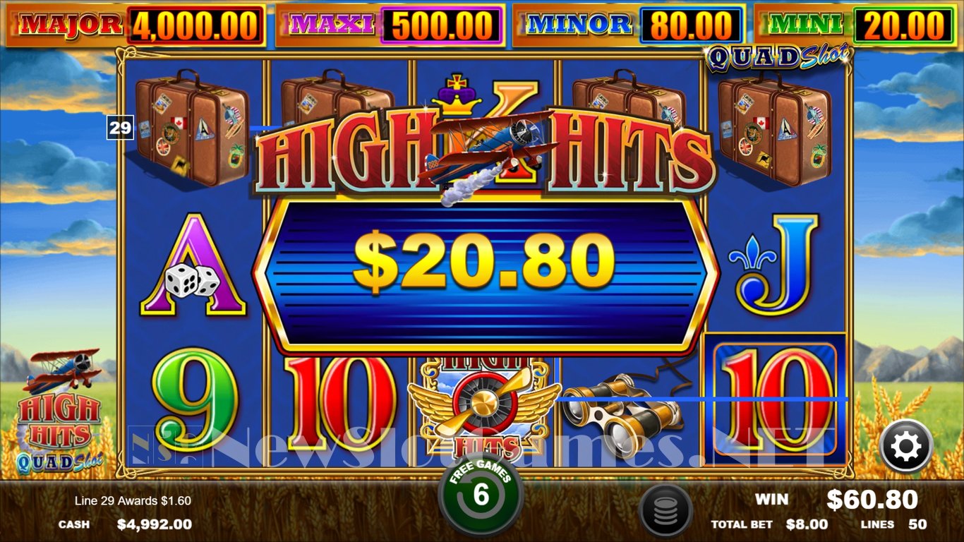 High Hits Quad Shot Slot Slot Image in Demo - pic. 2