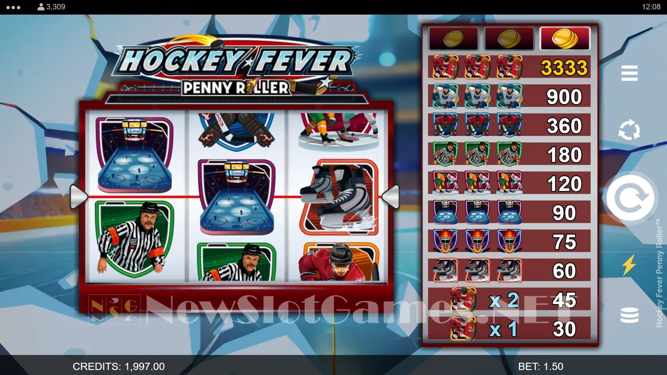 Hockey Fever Penny Roller Slot Slot Image in Demo - pic. 2