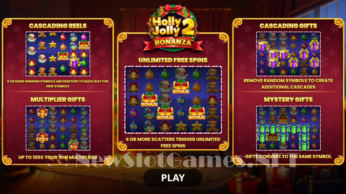 Holly Jolly Bonanza 2 Slot Demo Image