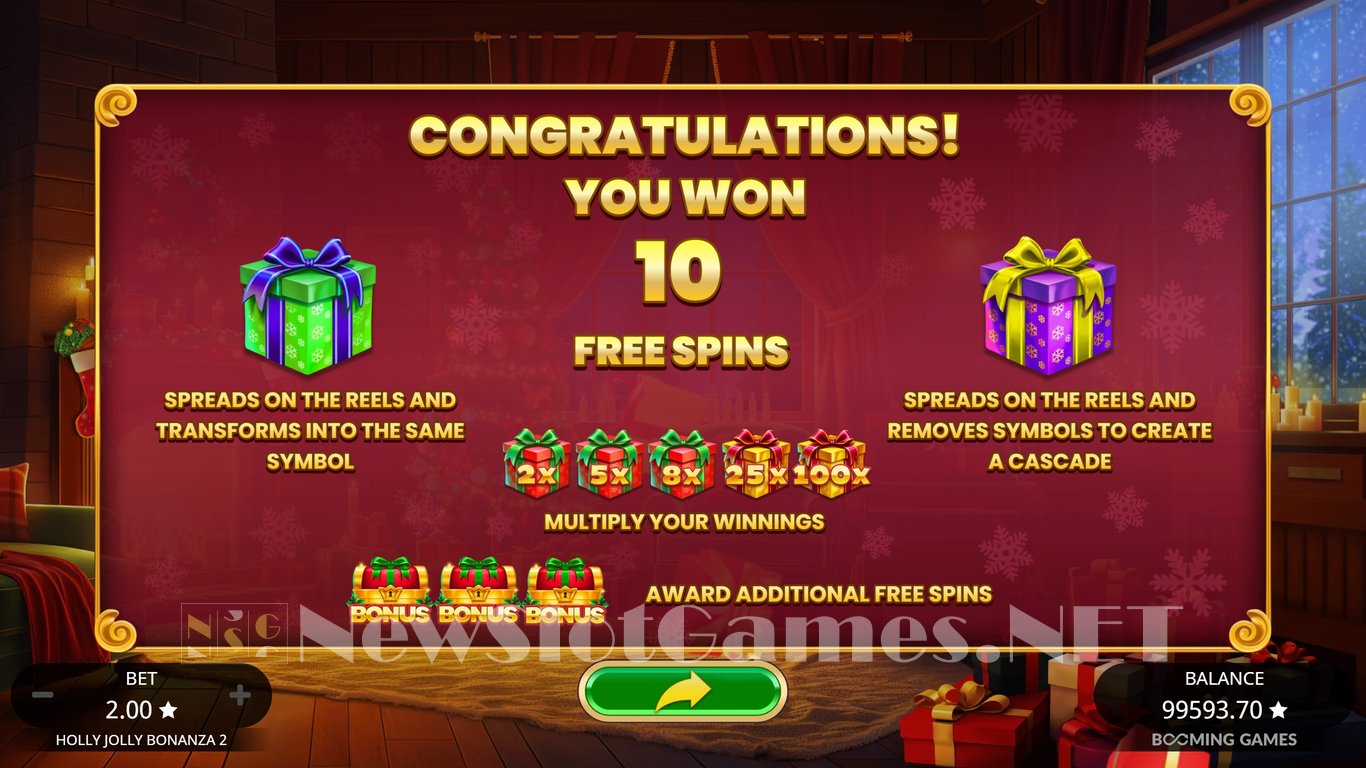 Holly Jolly Bonanza 2 Slot Slot Image in Demo - pic. 9