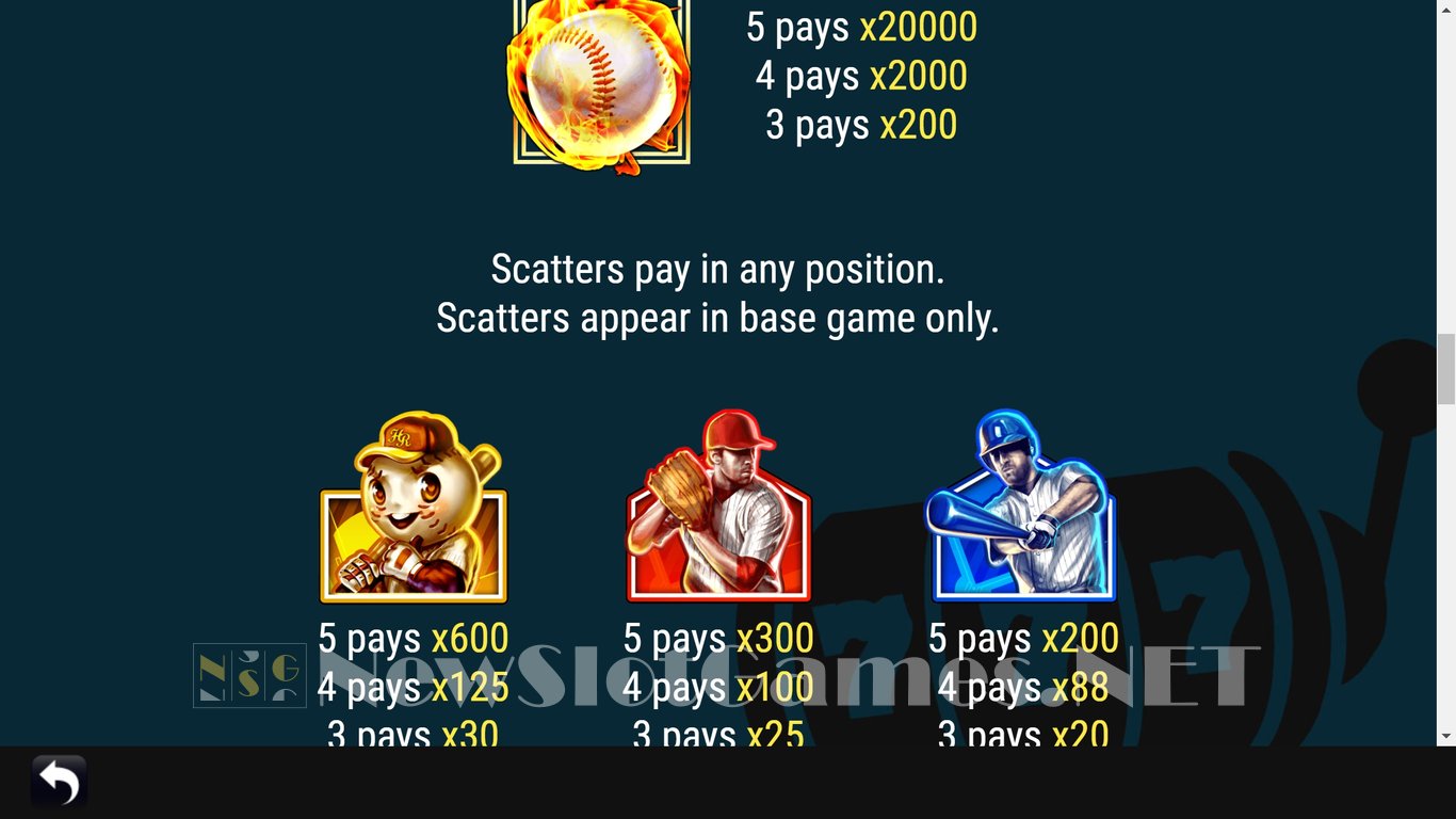 Home Run Deluxe Slot Slot Image in Demo - pic. 6