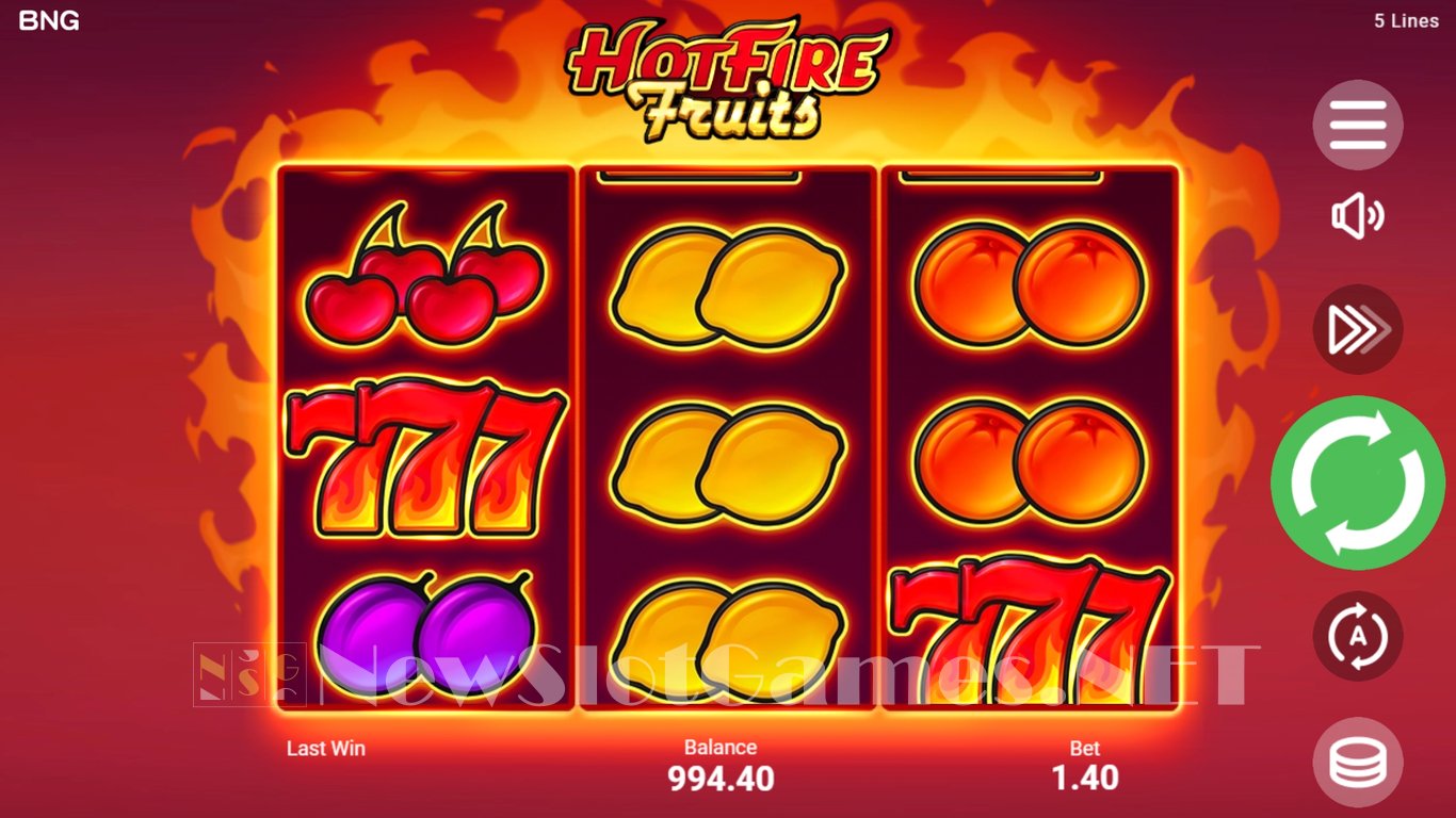 Hot Fire Fruits Slot Slot Image in Demo - pic. 2