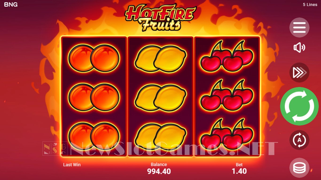 Hot Fire Fruits Slot Slot Image in Demo - pic. 3