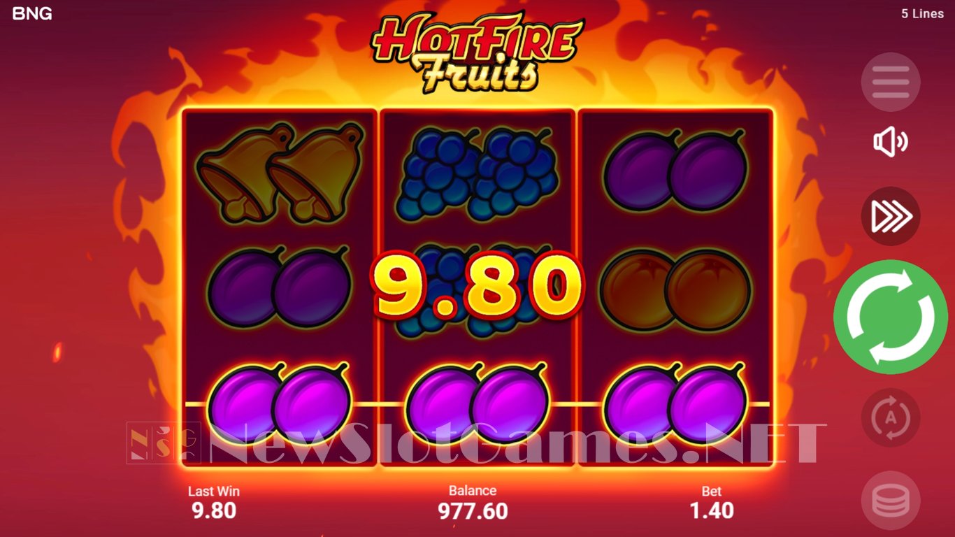 Hot Fire Fruits Slot Slot Image in Demo - pic. 4