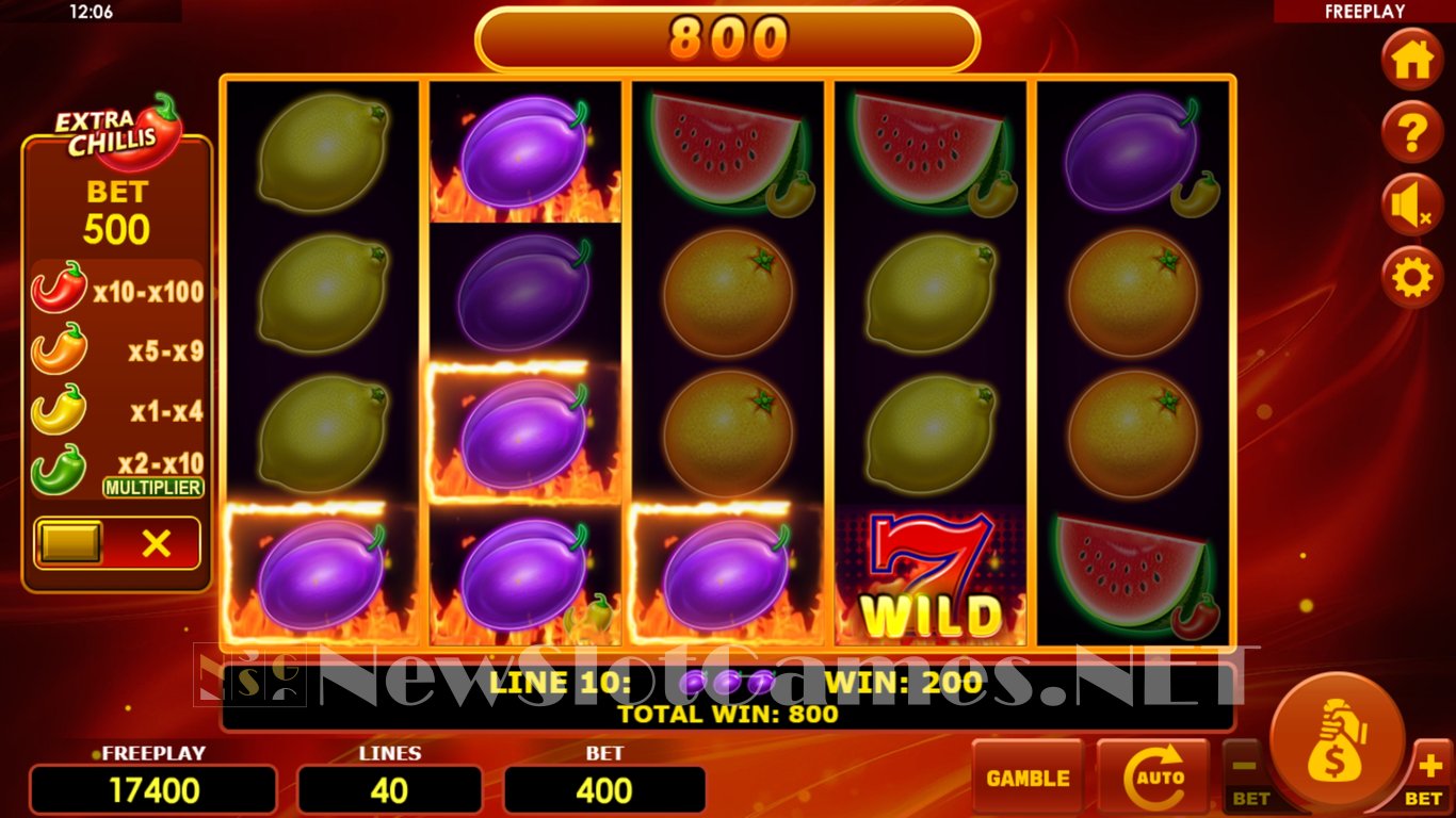 Hot Fruits 40 Extra Chillis Slot Slot Image in Demo - pic. 6