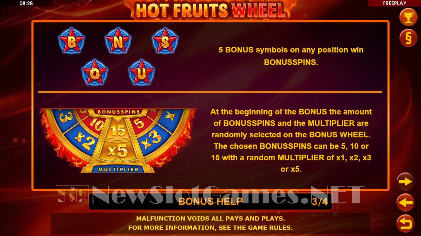 Hot Fruits Wheel Slot Slot Image in Demo - pic. 7