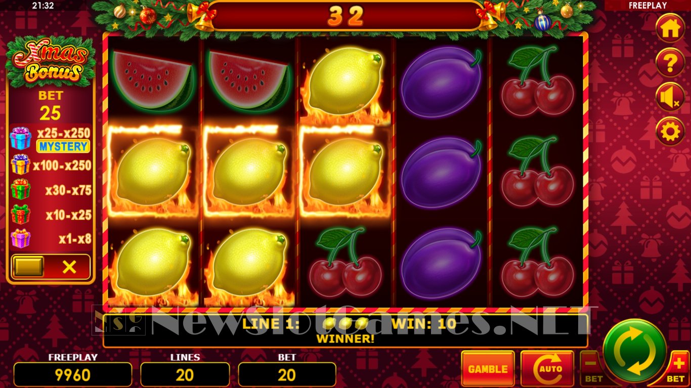 Hot Fruits Xmas Slot Slot Image in Demo - pic. 2