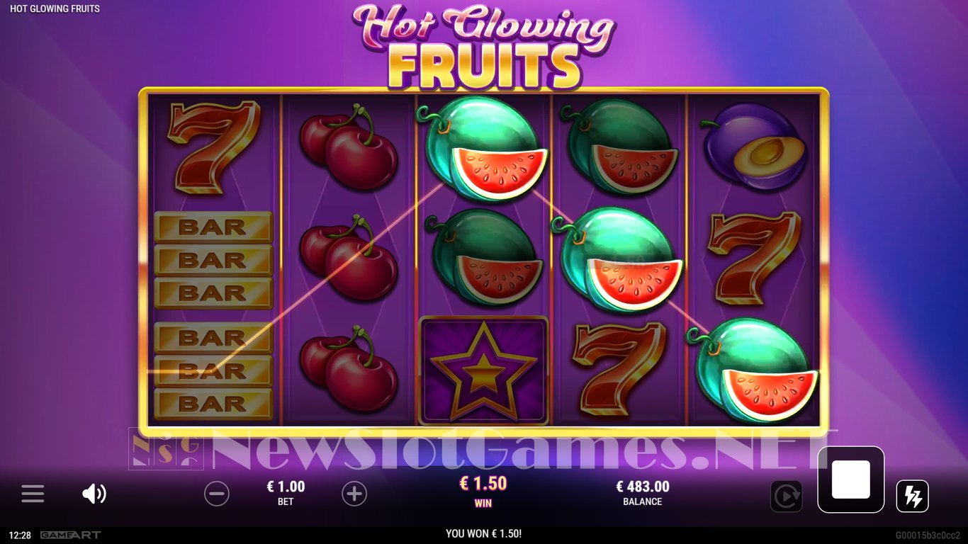 Hot Glowing Fruits Slot Slot Image in Demo - pic. 6