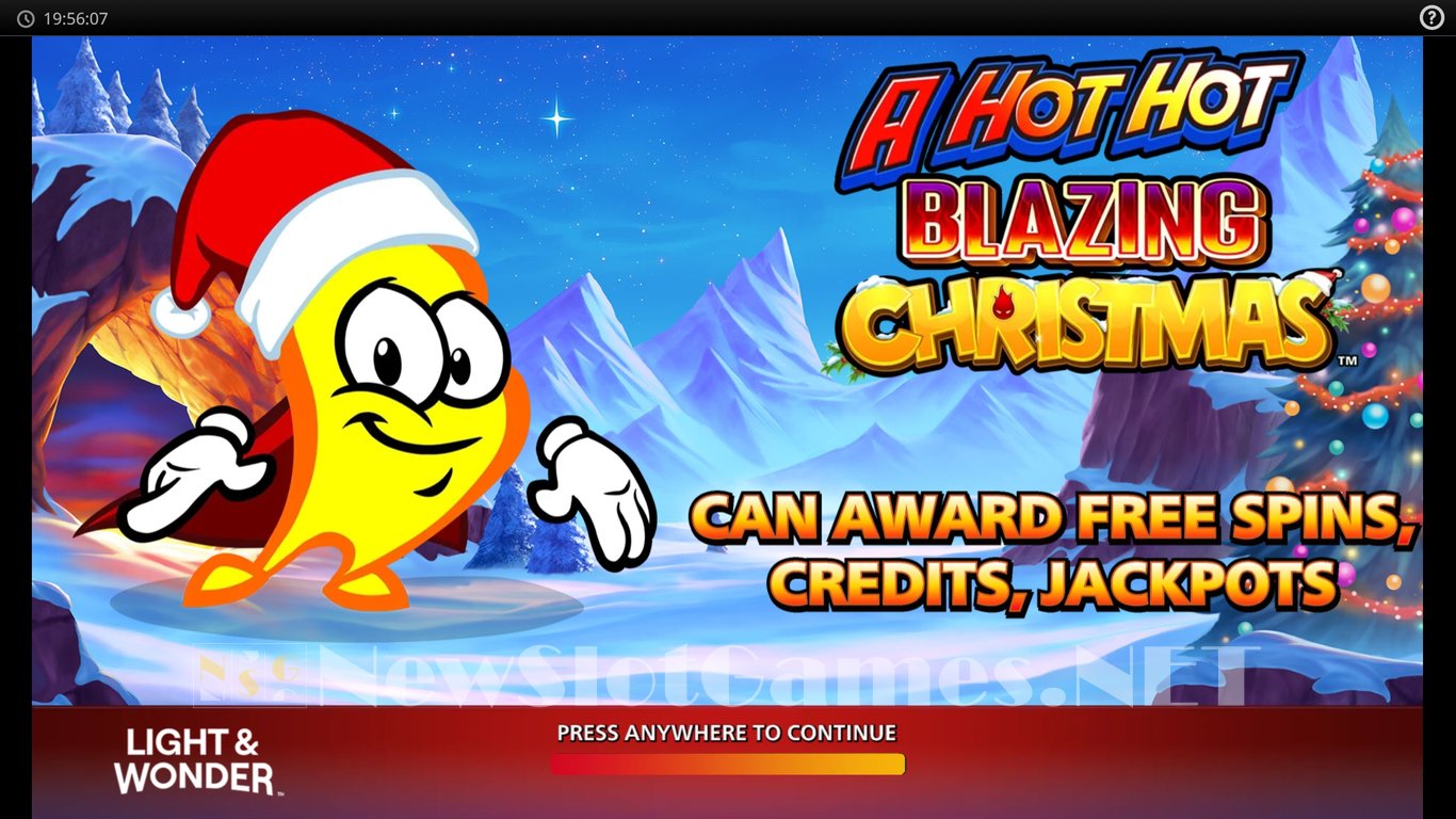A Hot Hot Blazing Christmas Slot Demo Image