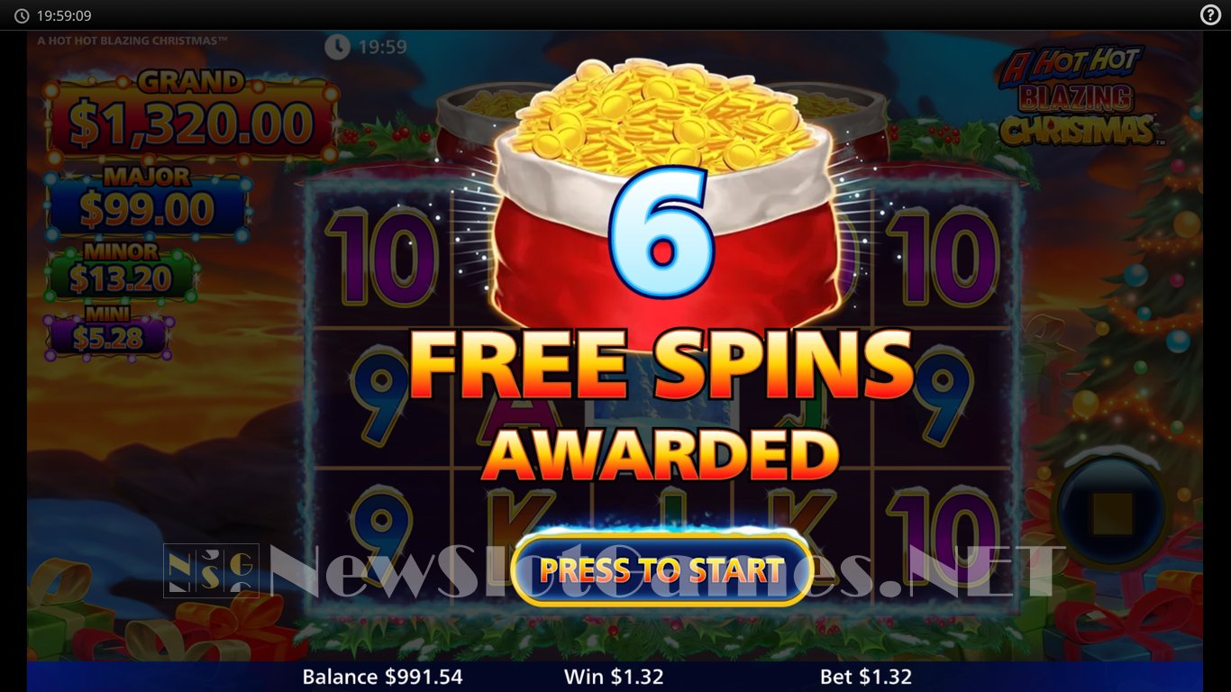 A Hot Hot Blazing Christmas Slot Slot Image in Demo - pic. 4