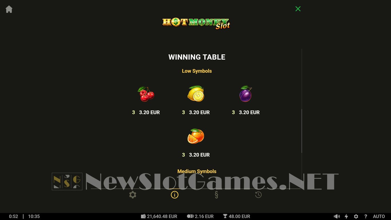 Hot Money Slot Slot Image in Demo - pic. 7