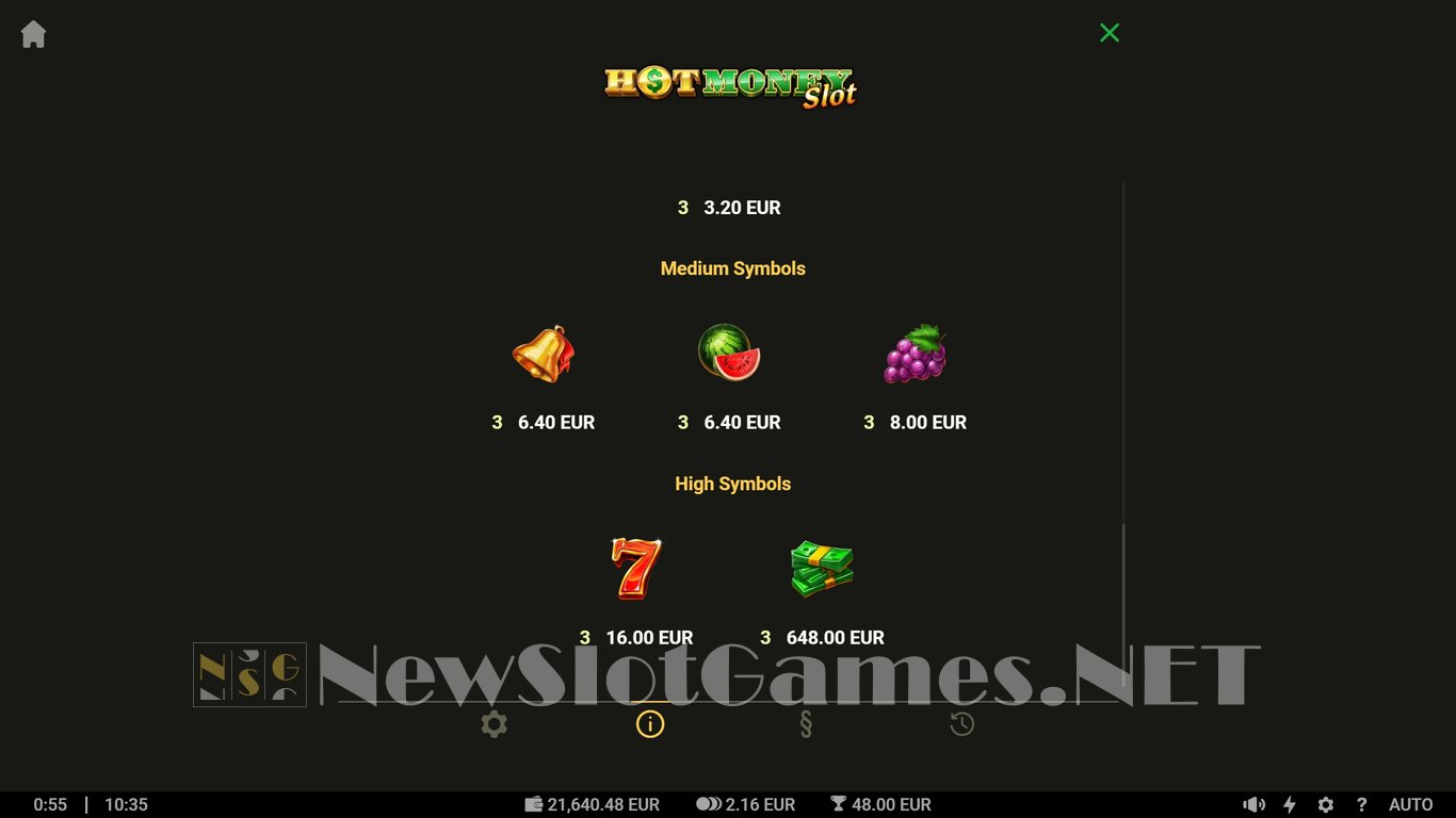 Hot Money Slot Slot Image in Demo - pic. 8