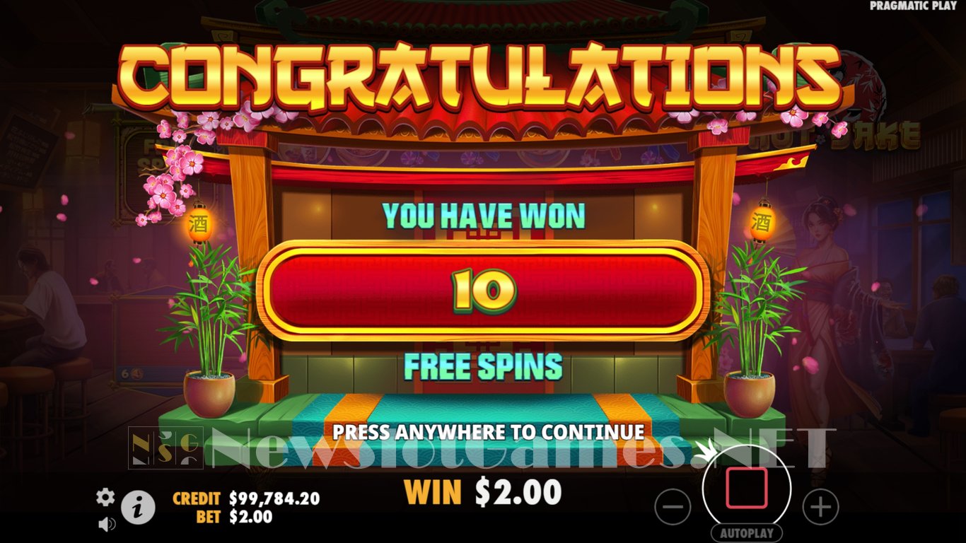 Hot Sake Slot Slot Image in Demo - pic. 10