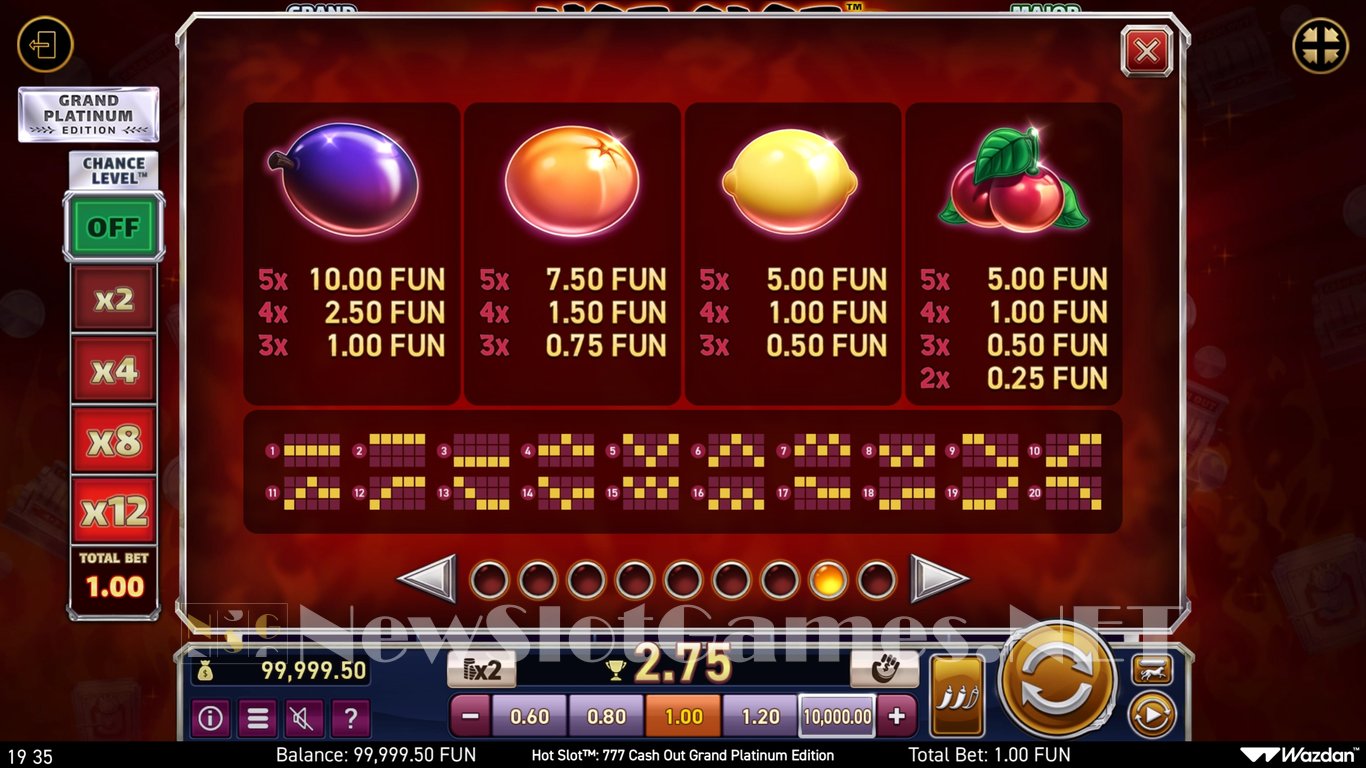 Hot Slot 777 Cash Out Grand Platinum Edition Slot Slot Image in Demo - pic. 11