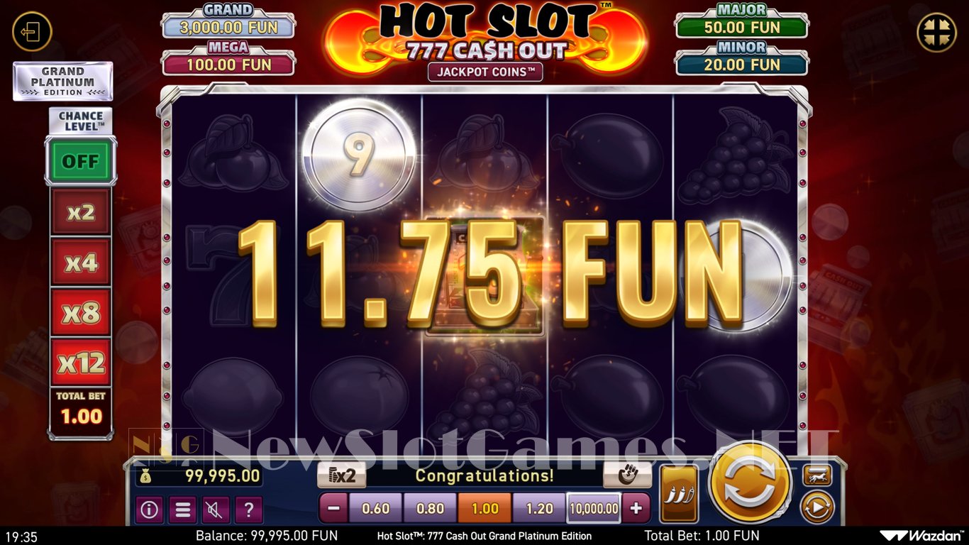 Hot Slot 777 Cash Out Grand Platinum Edition Slot Slot Image in Demo - pic. 4