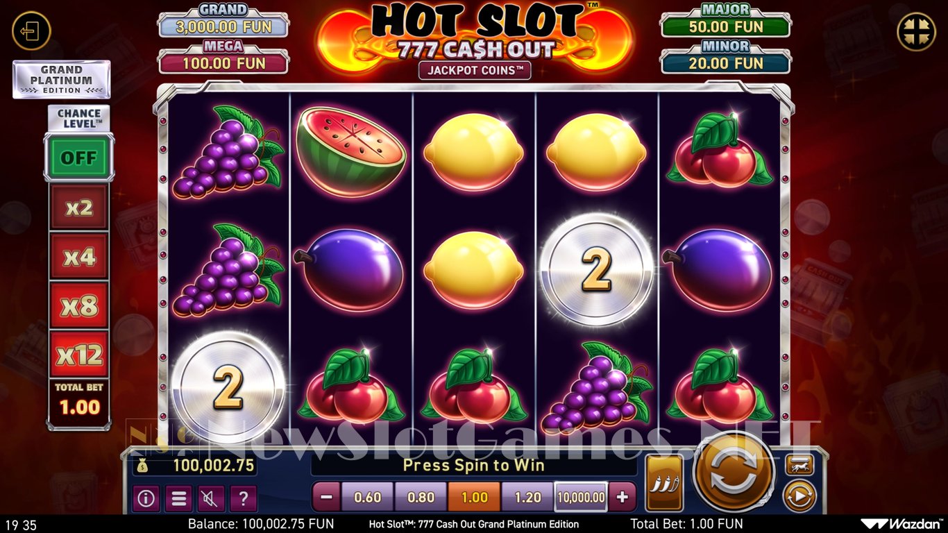 Hot Slot 777 Cash Out Grand Platinum Edition Slot Slot Image in Demo - pic. 5