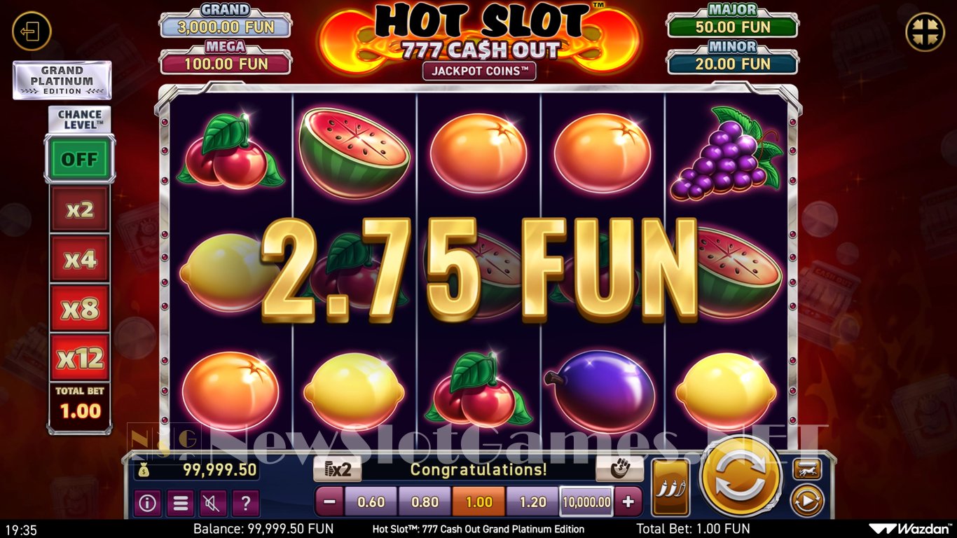Hot Slot 777 Cash Out Grand Platinum Edition Slot Slot Image in Demo - pic. 6