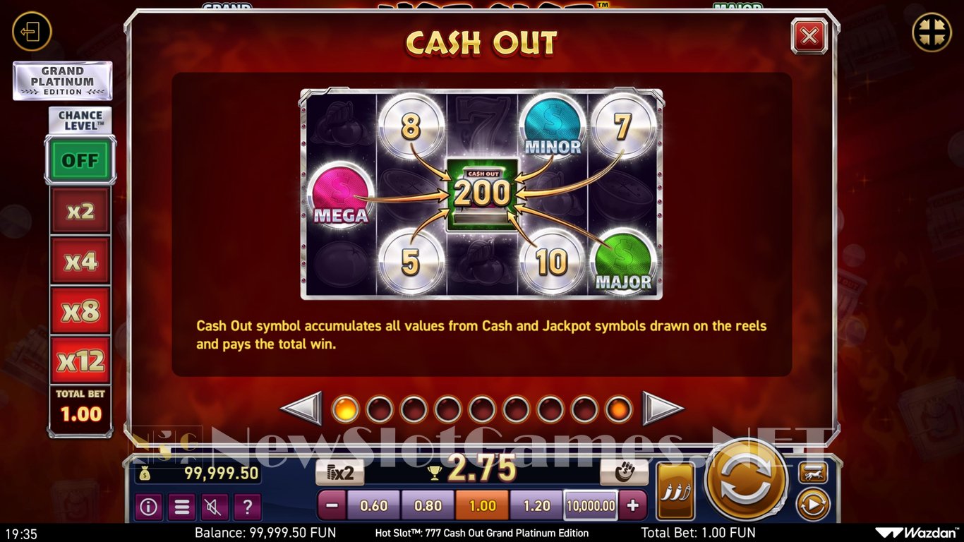 Hot Slot 777 Cash Out Grand Platinum Edition Slot Slot Image in Demo - pic. 7
