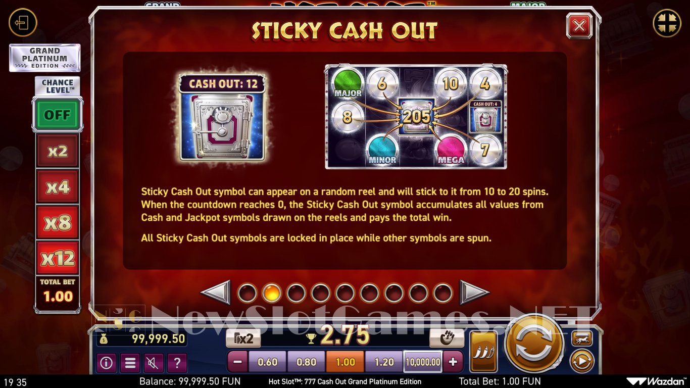 Hot Slot 777 Cash Out Grand Platinum Edition Slot Slot Image in Demo - pic. 8