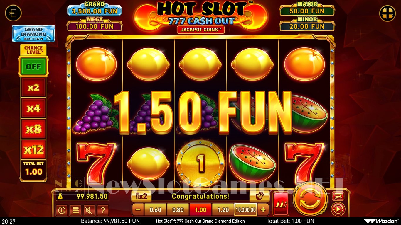 Hot Slot 777 Cash Out Grand Diamond Edition Slot Slot Image in Demo - pic. 8