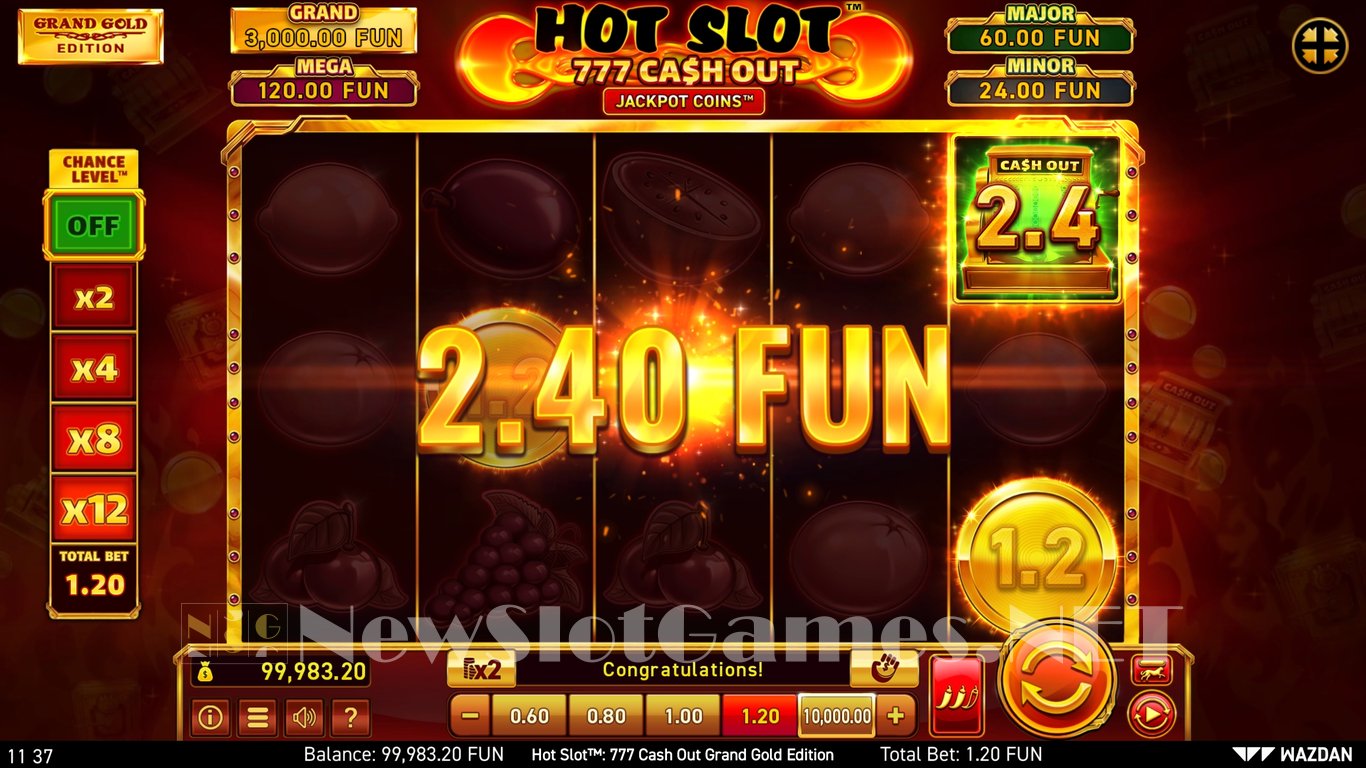 Hot Slot™ 777: Cash Out Grand Gold Edition Slot Slot Image in Demo - pic. 10
