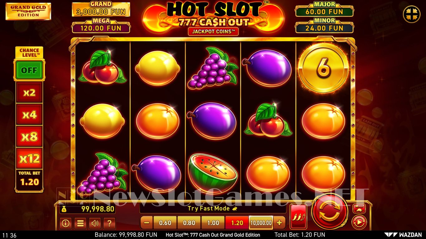 Hot Slot™ 777: Cash Out Grand Gold Edition Slot Slot Image in Demo - pic. 2