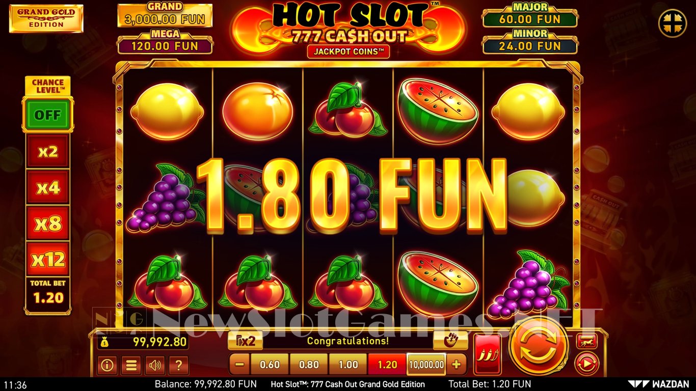 Hot Slot™ 777: Cash Out Grand Gold Edition Slot Slot Image in Demo - pic. 4