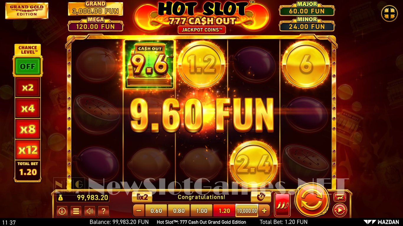 Hot Slot™ 777: Cash Out Grand Gold Edition Slot Slot Image in Demo - pic. 5