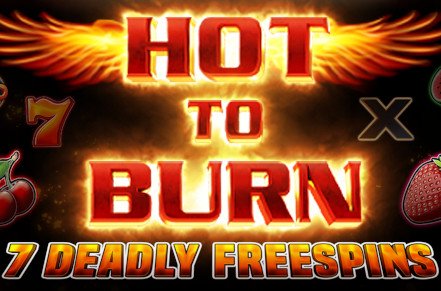Hot to Burn – 7 Deadly Free Spins Slot Logo