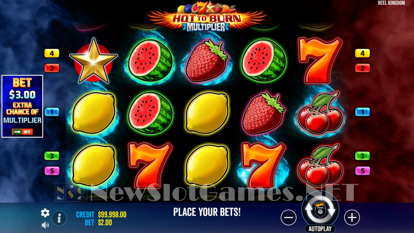 Hot to Burn Multiplier Slot Demo Image