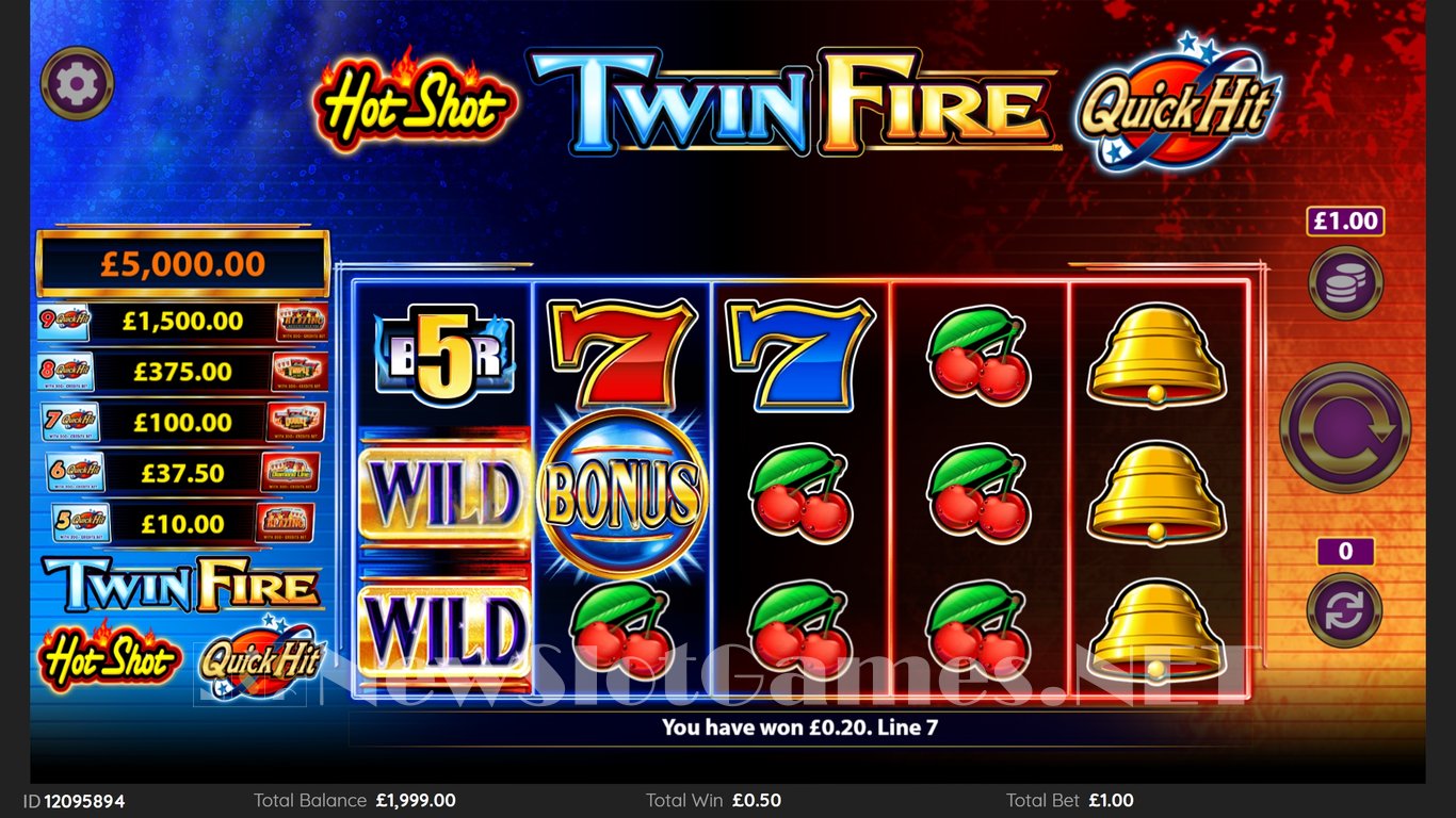HotShot TwinFire Slot Demo Image