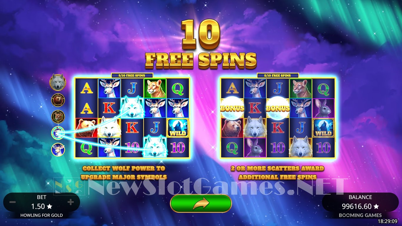 Howling for Gold Slot Slot Image in Demo - pic. 8