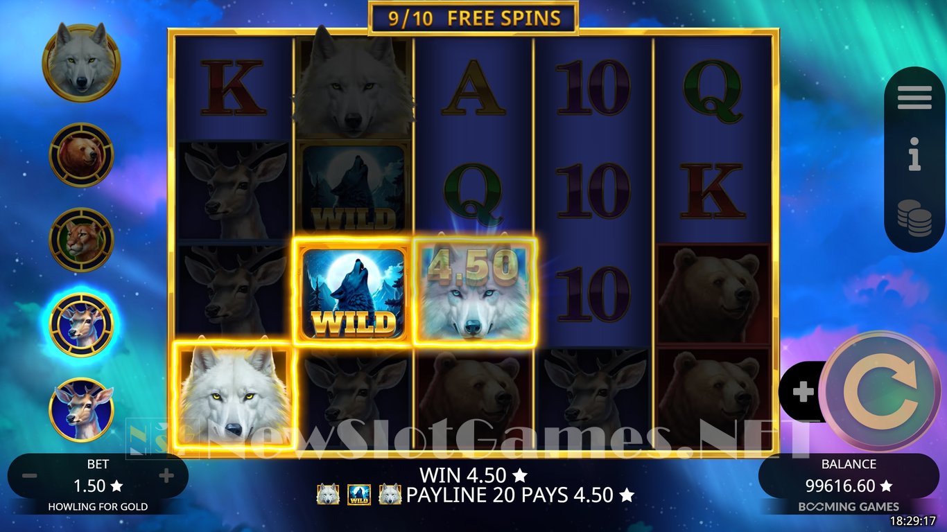 Howling for Gold Slot Slot Image in Demo - pic. 9