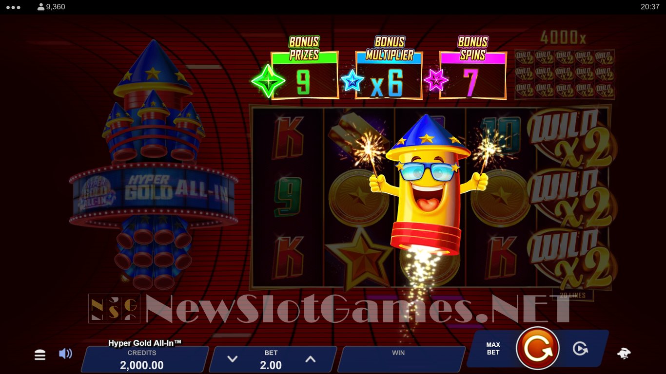 Hyper Gold All-In Slot Demo Image