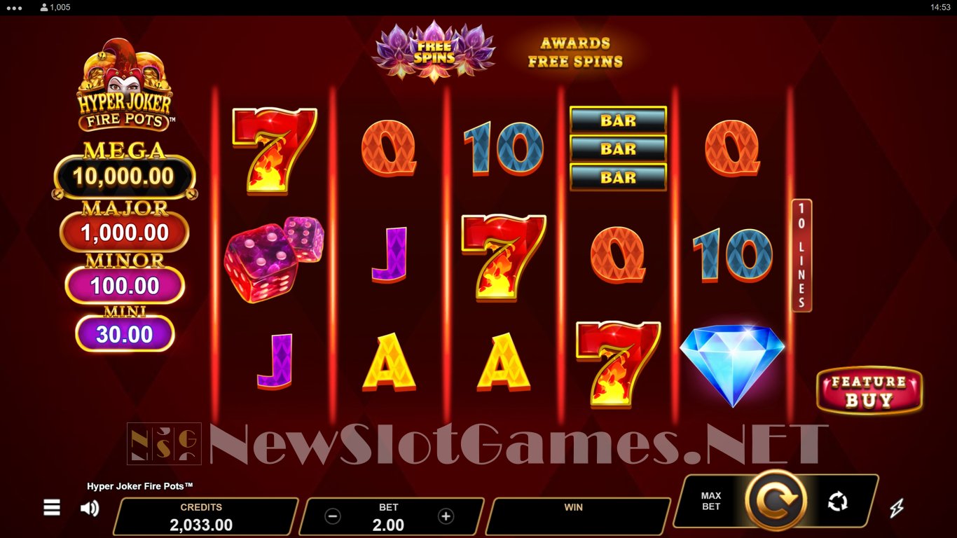 Hyper Joker Fire Pots Slot Demo Image