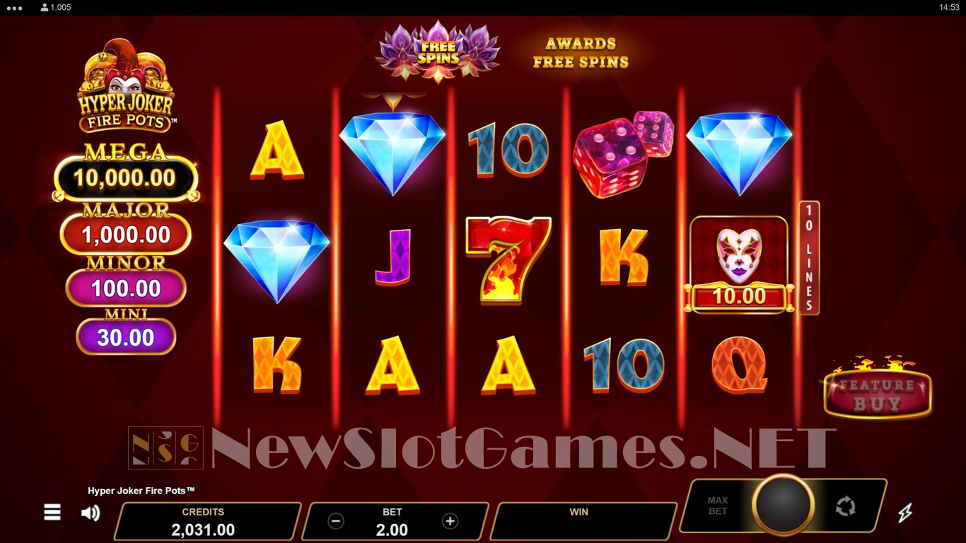 Hyper Joker Fire Pots Slot Slot Image in Demo - pic. 2