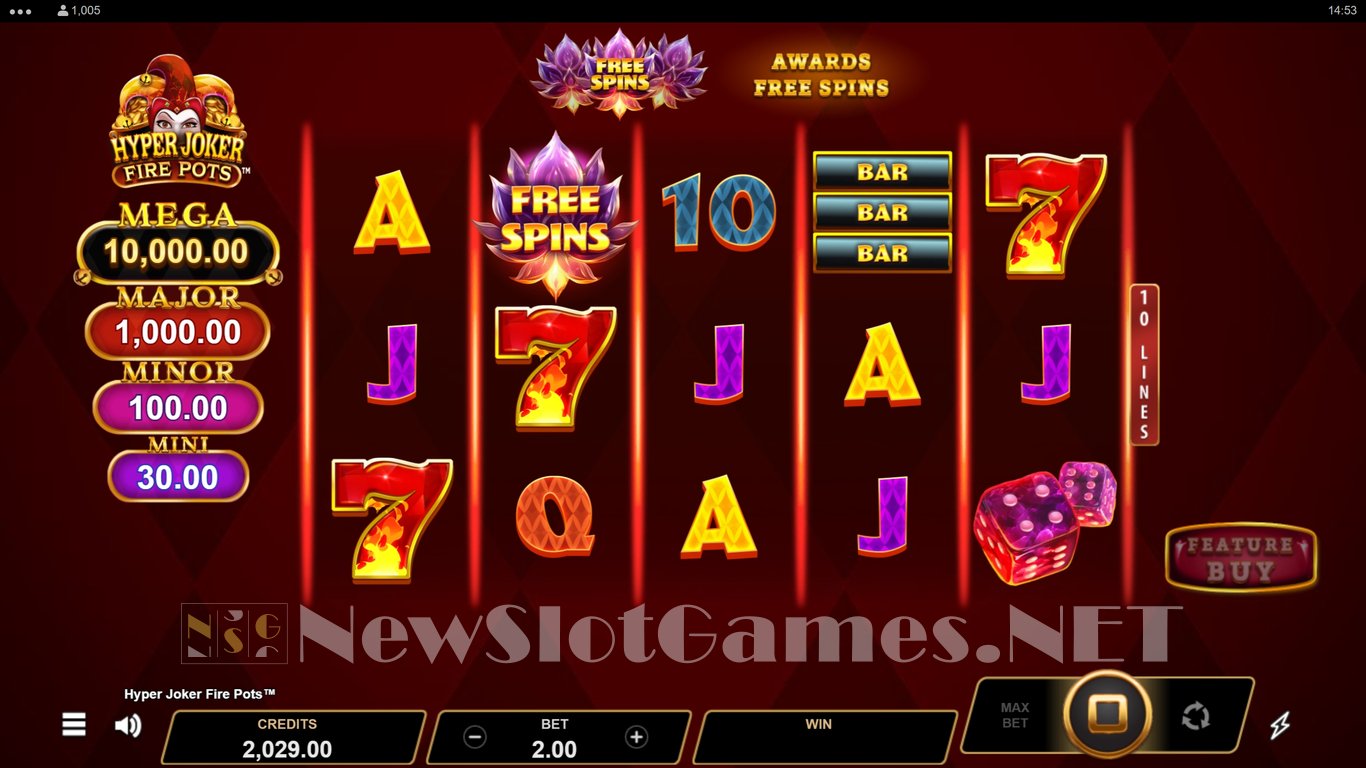 Hyper Joker Fire Pots Slot Slot Image in Demo - pic. 3