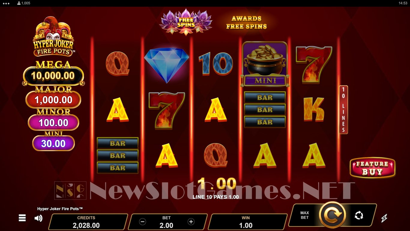 Hyper Joker Fire Pots Slot Slot Image in Demo - pic. 4
