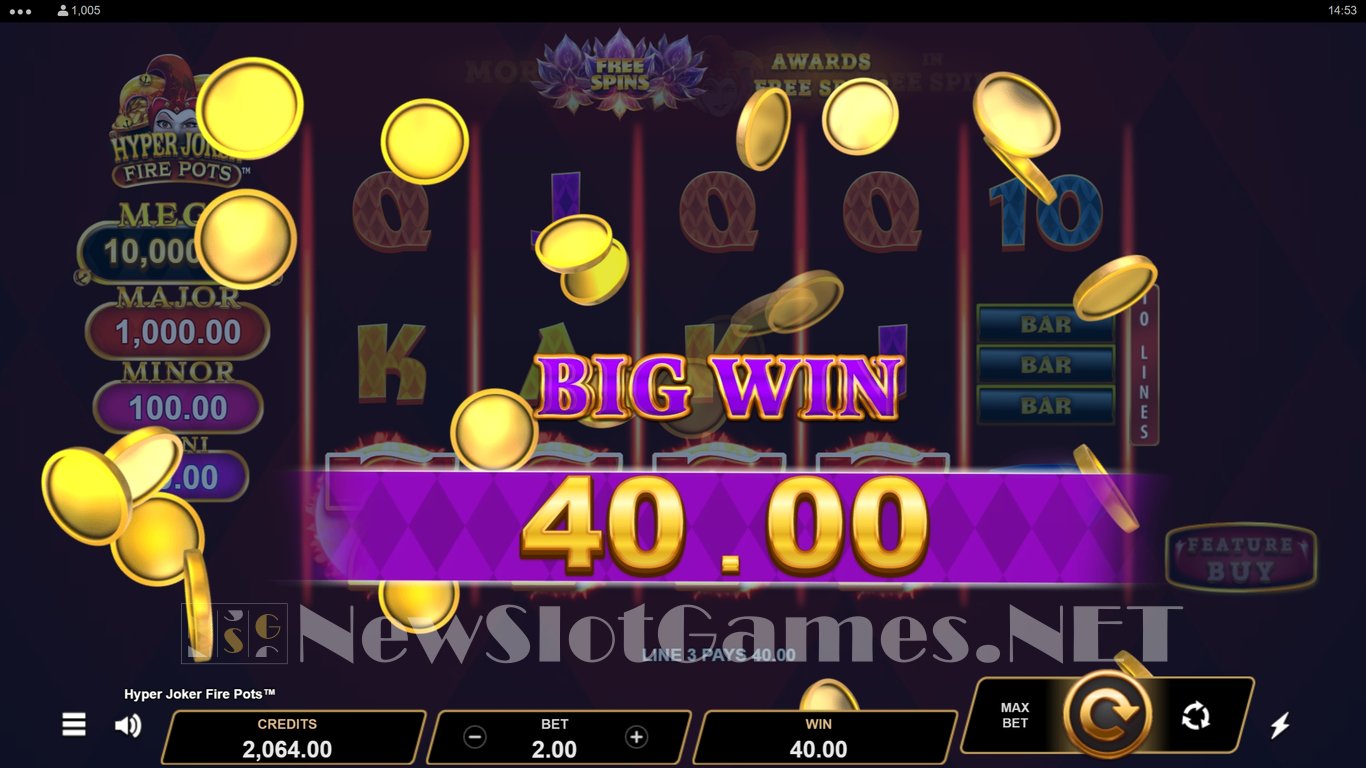 Hyper Joker Fire Pots Slot Slot Image in Demo - pic. 6