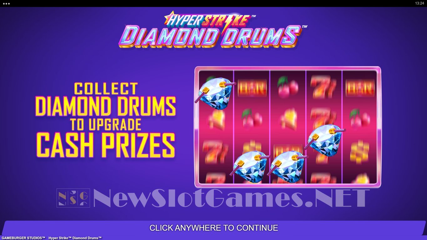 Hyper Strike Diamond Drums Slot Demo Image