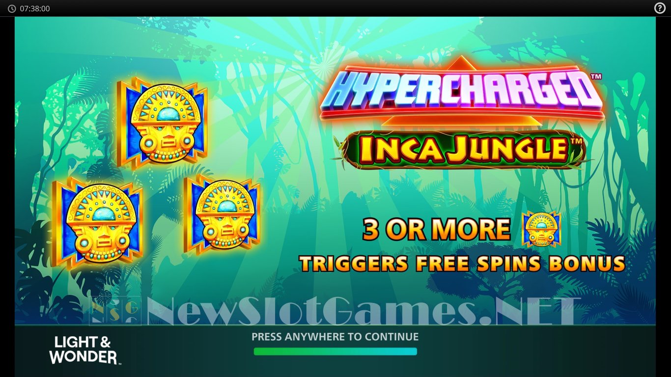 Hypercharged Inca Jungle Slot Demo Image