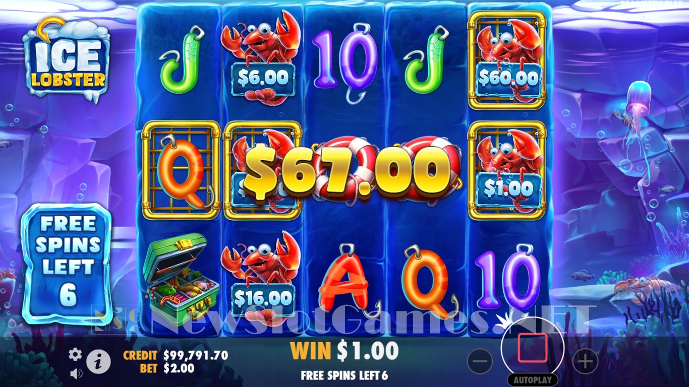 Ice Lobster Slot Slot Image in Demo - pic. 9