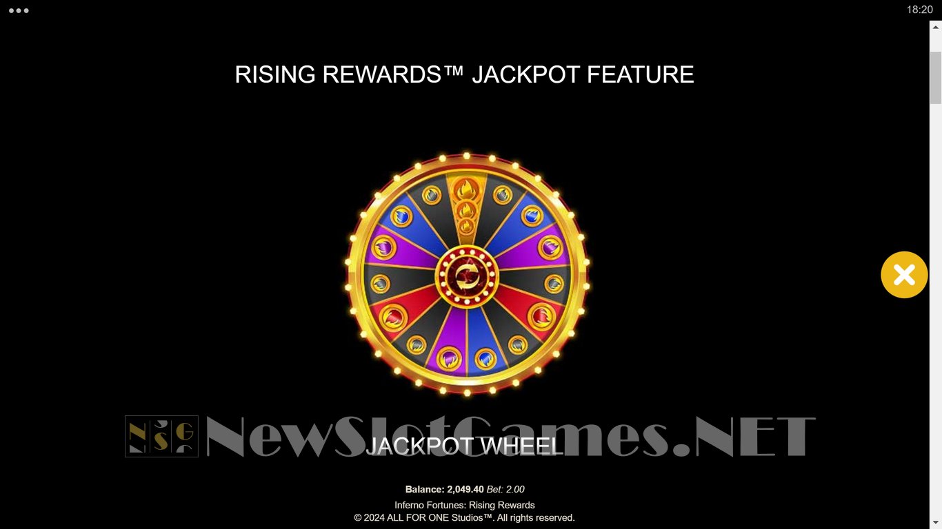 Inferno Fortunes Rising Rewards Slot Slot Image in Demo - pic. 13