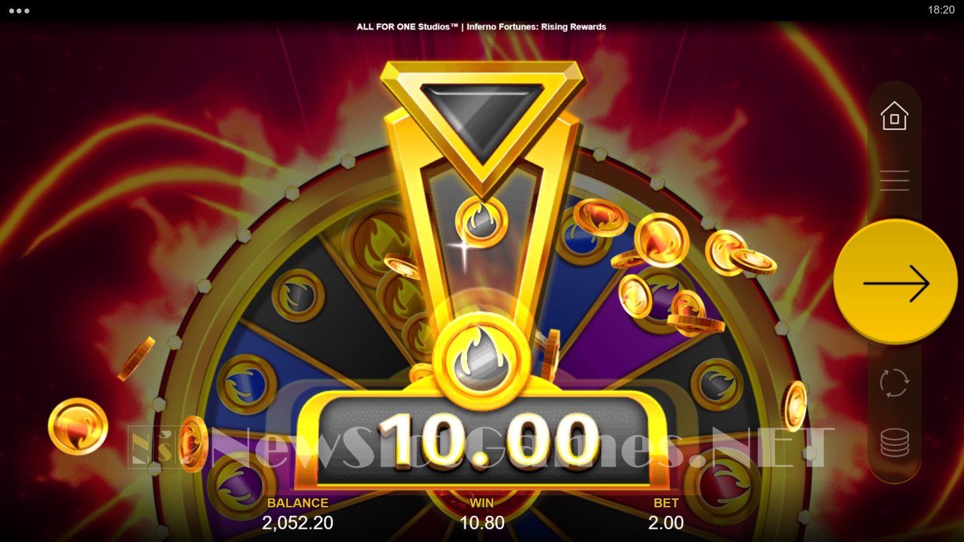 Inferno Fortunes Rising Rewards Slot Slot Image in Demo - pic. 3